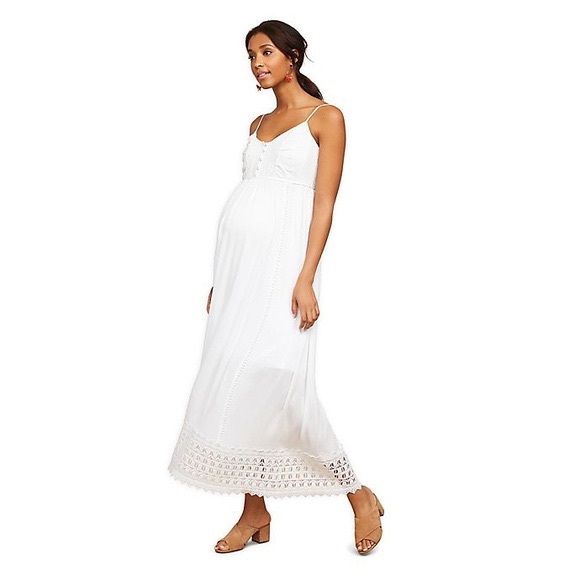 Motherhood Maternity Dresses & Skirts - Motherhood Maternity | White Dress